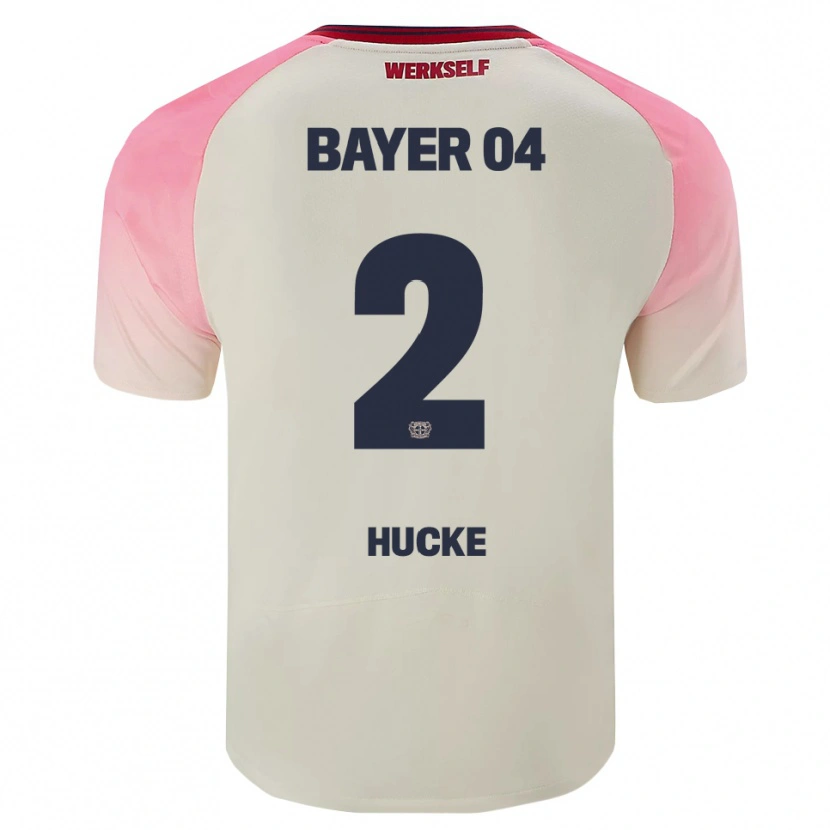 Danxen Criança Camisola Luan Hucke #2 Rosa Branco Sujo Alternativa 2025/26 Camisa Brasil