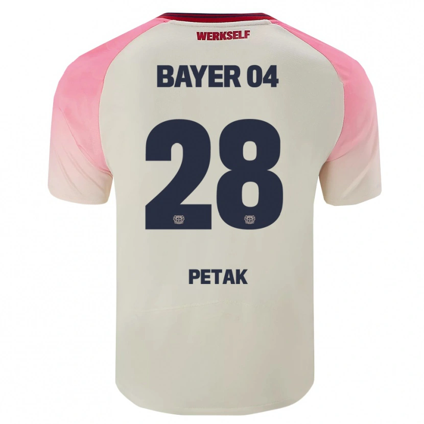 Danxen Criança Camisola Raoul Petak #28 Rosa Branco Sujo Alternativa 2025/26 Camisa Brasil