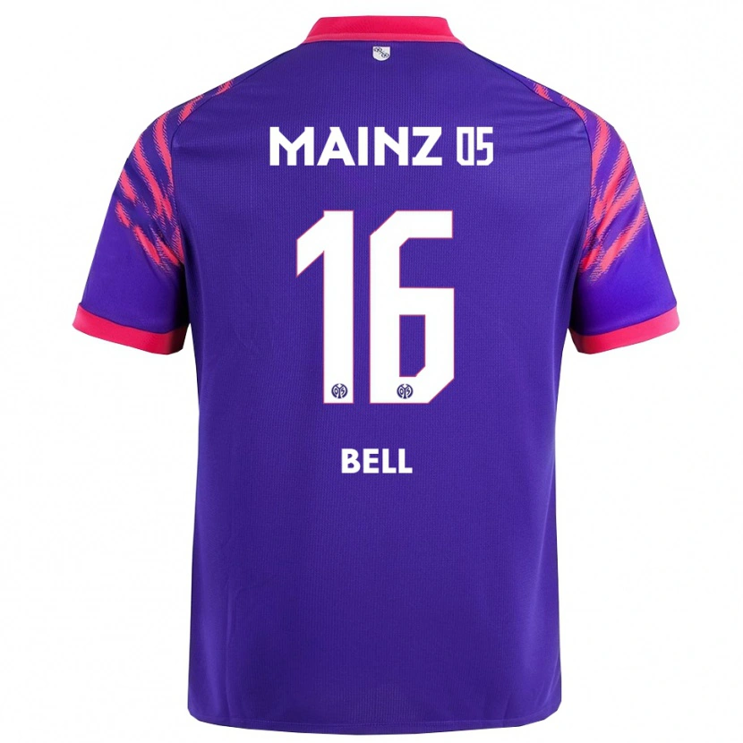 Danxen Criança Camisola Stefan Bell #16 Marinho Rosa Alternativa 2025/26 Camisa Brasil