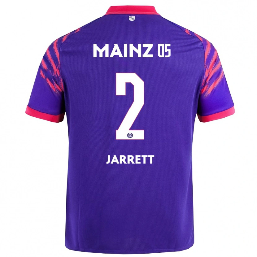 Danxen Criança Camisola Tyrone Jarrett #2 Marinho Rosa Alternativa 2025/26 Camisa Brasil