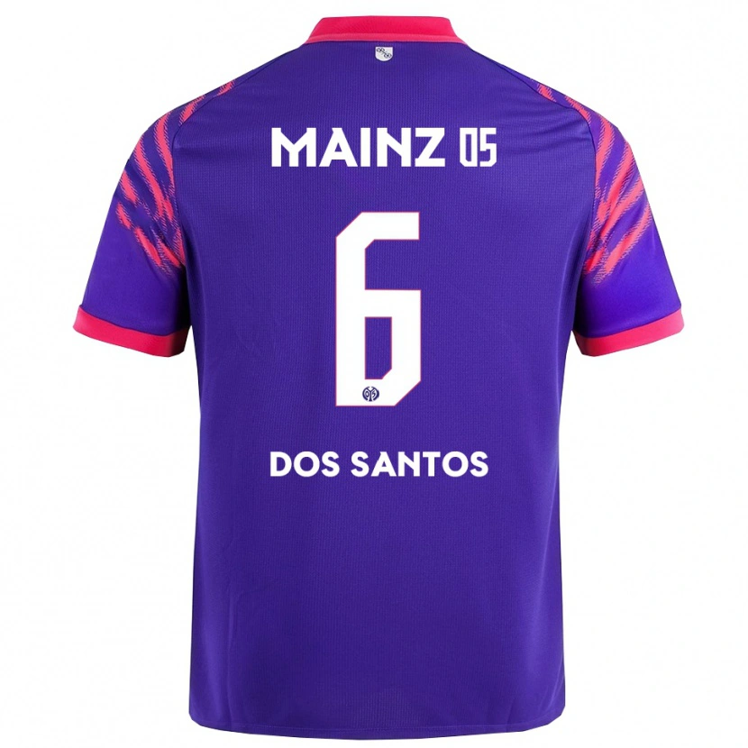 Danxen Criança Camisola Alexandre Tavares Dos Santos #6 Marinho Rosa Alternativa 2025/26 Camisa Brasil