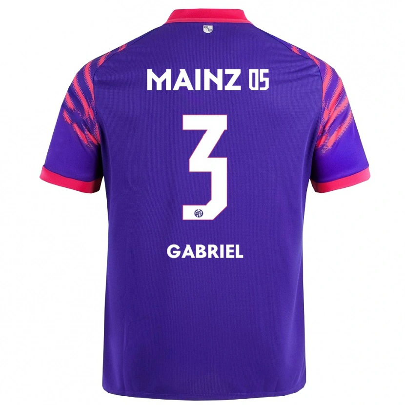 Danxen Criança Camisola Tebo Gabriel #3 Marinho Rosa Alternativa 2025/26 Camisa Brasil