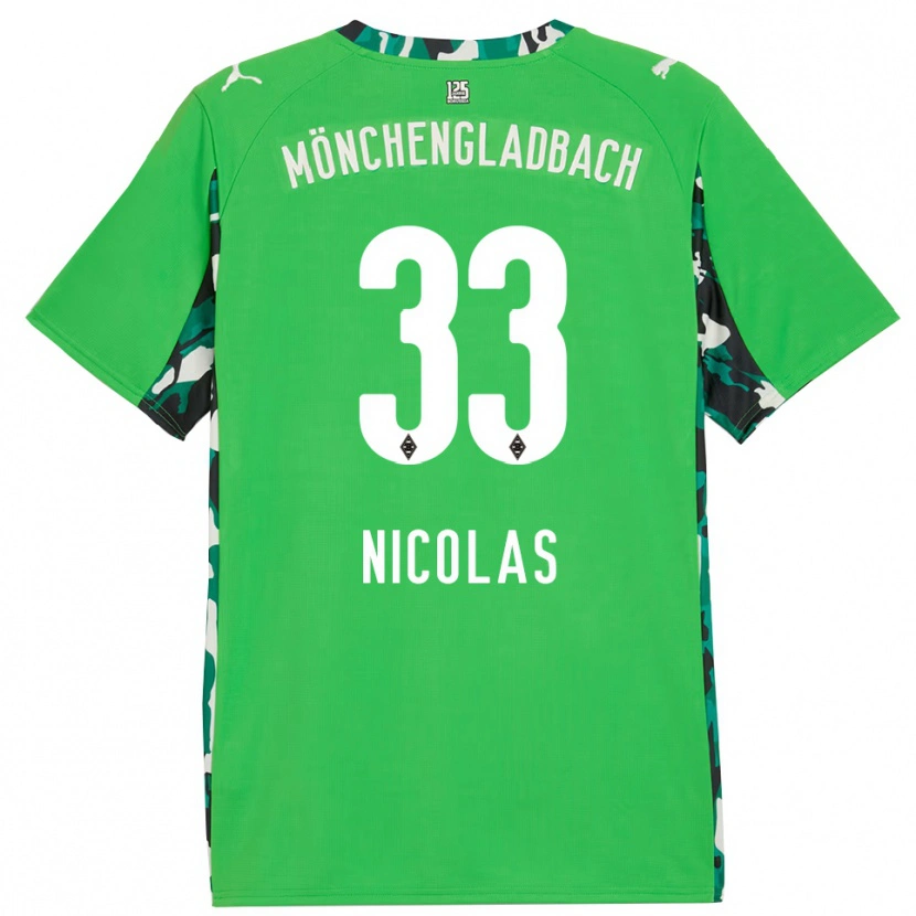 Danxen Criança Camisola Moritz Nicolas #33 Verde Preto Alternativa 2025/26 Camisa Brasil