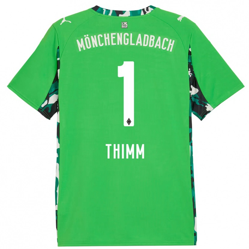 Danxen Criança Camisola Joshua Thimm #1 Verde Preto Alternativa 2025/26 Camisa Brasil