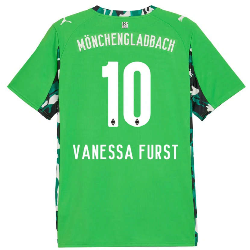 Danxen Criança Camisola Vanessa Fürst #10 Verde Preto Alternativa 2025/26 Camisa Brasil
