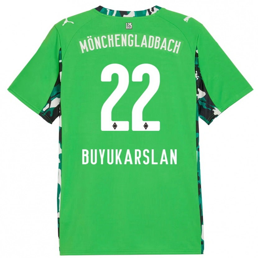 Danxen Criança Camisola Oguzcan Büyükarslan #22 Verde Preto Alternativa 2025/26 Camisa Brasil