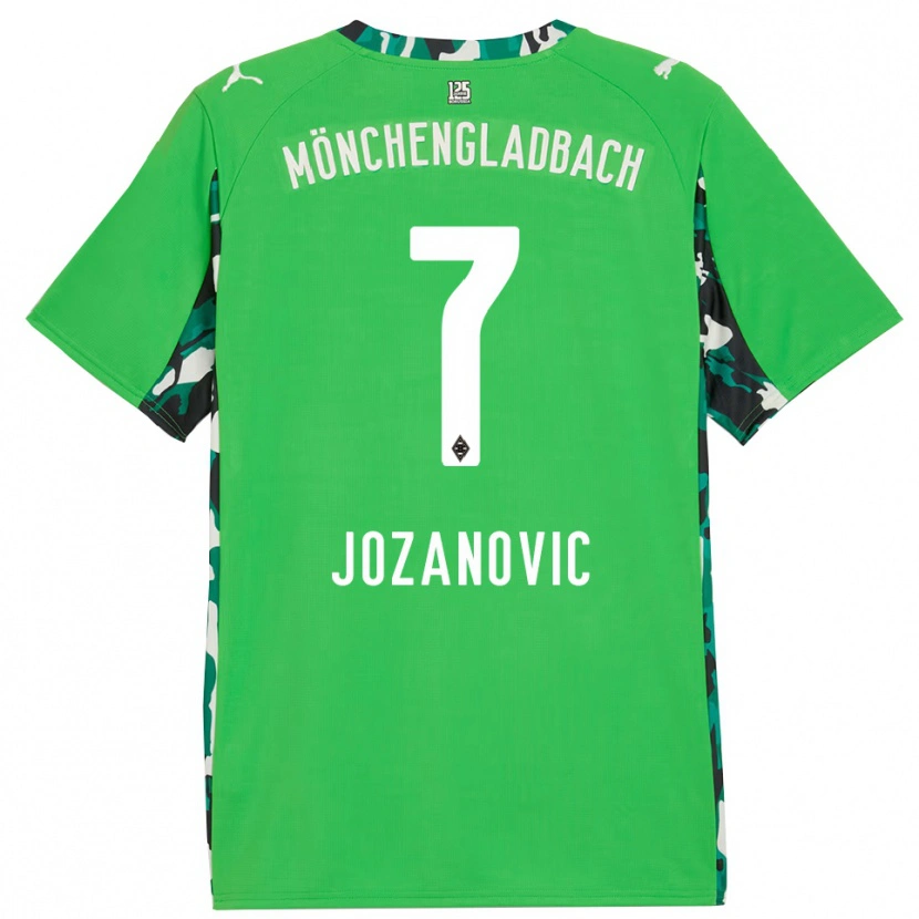 Danxen Criança Camisola Antonio Jozanovic #7 Verde Preto Alternativa 2025/26 Camisa Brasil