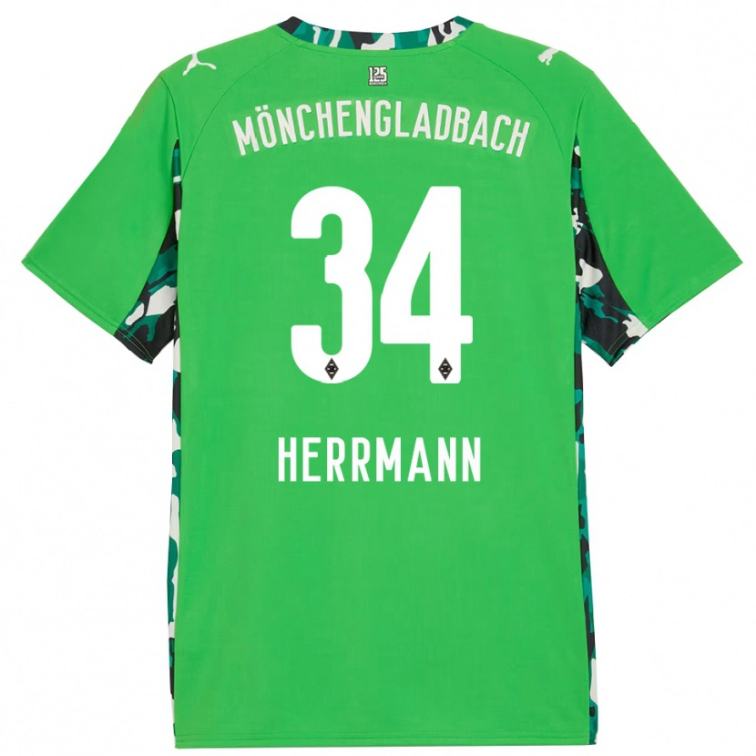 Danxen Criança Camisola Charles Herrmann #34 Verde Preto Alternativa 2025/26 Camisa Brasil