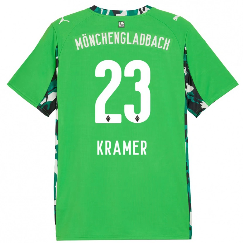 Danxen Criança Camisola Christoph Kramer #23 Verde Preto Alternativa 2025/26 Camisa Brasil