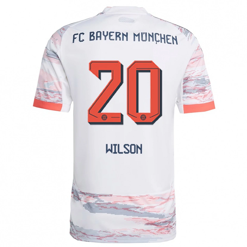 Danxen Criança Camisola Oluwaseyi Wilson #20 Branco Cinza Alternativa 2025/26 Camisa Brasil