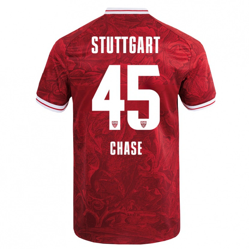 Danxen Criança Camisola Anrie Chase #45 Vermelho Preto Alternativa 2025/26 Camisa Brasil