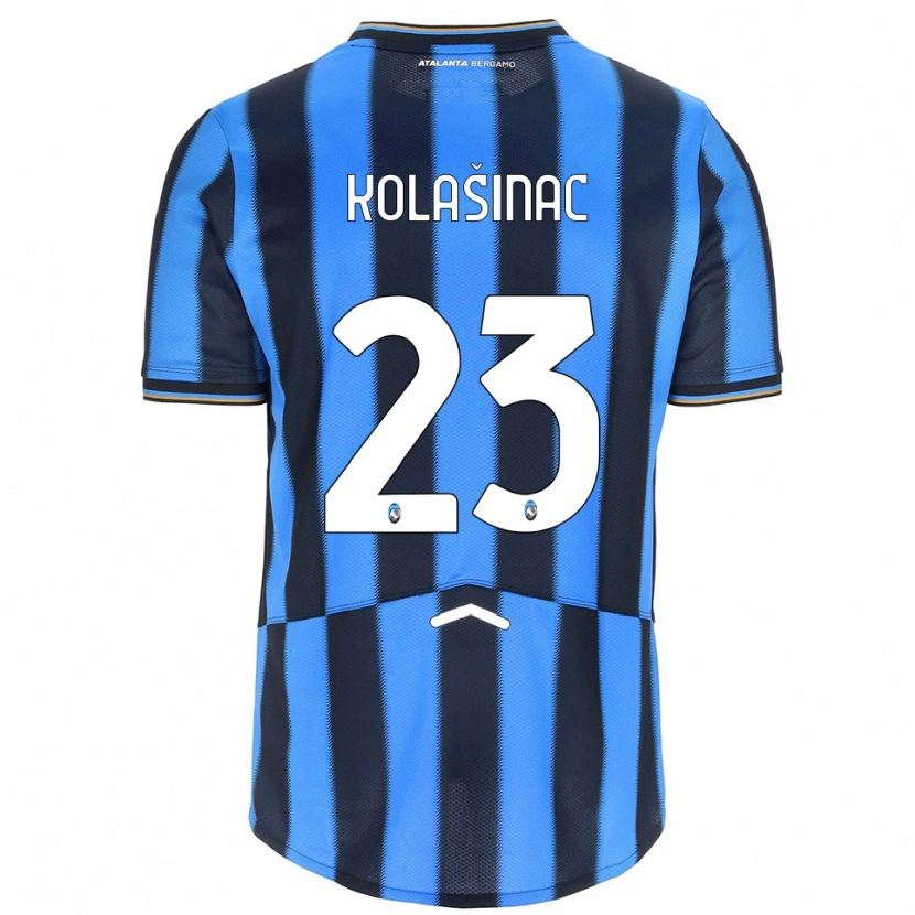 Danxen Homem Camisola Sead Kolasinac #23 Azul Celeste Preto Principal 2025/26 Camisa Brasil