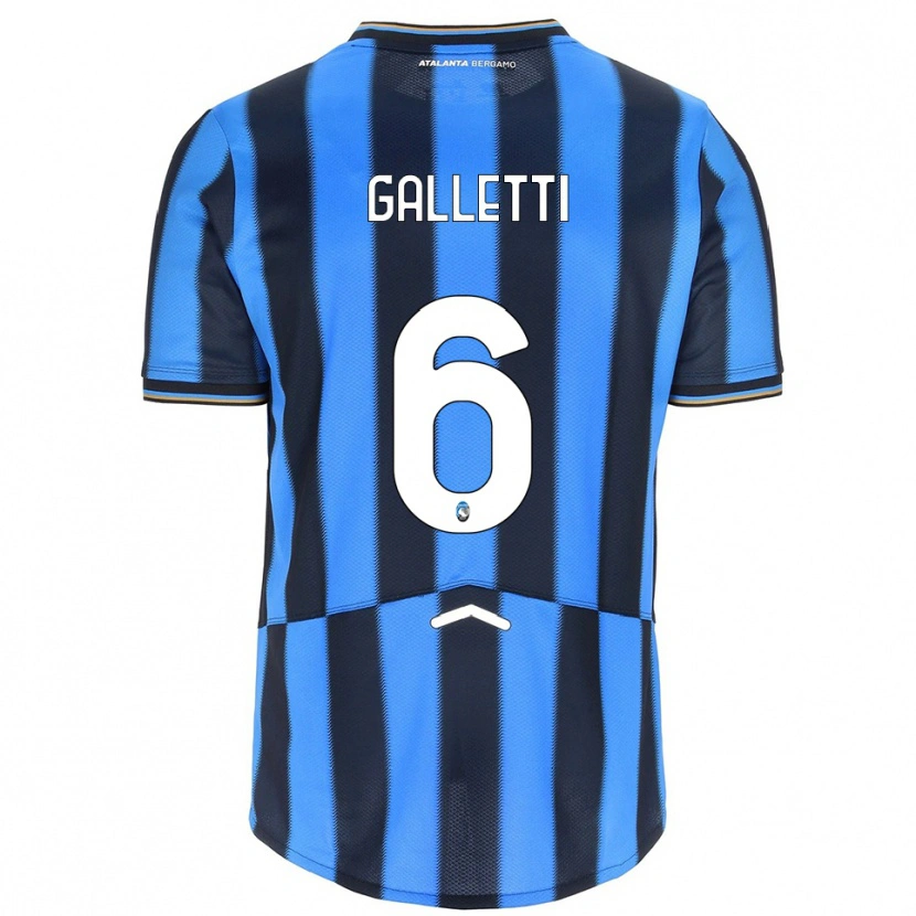 Danxen Homem Camisola Elia Galletti #6 Azul Celeste Preto Principal 2025/26 Camisa Brasil