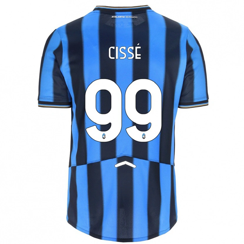 Danxen Homem Camisola Moustapha Cissé #99 Azul Celeste Preto Principal 2025/26 Camisa Brasil