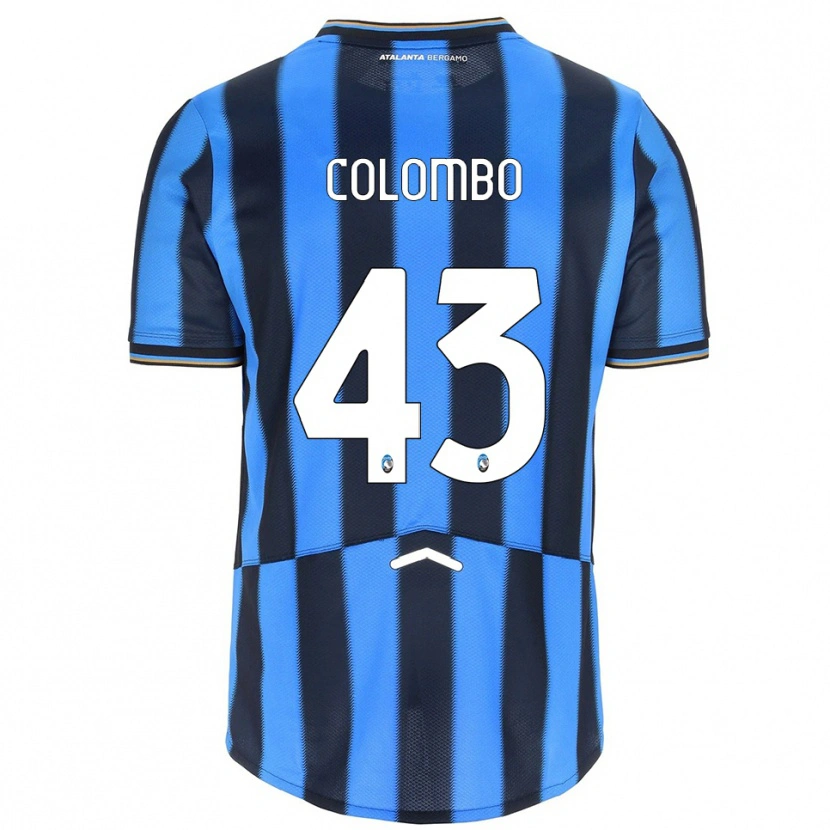 Danxen Homem Camisola Matteo Colombo #43 Azul Celeste Preto Principal 2025/26 Camisa Brasil