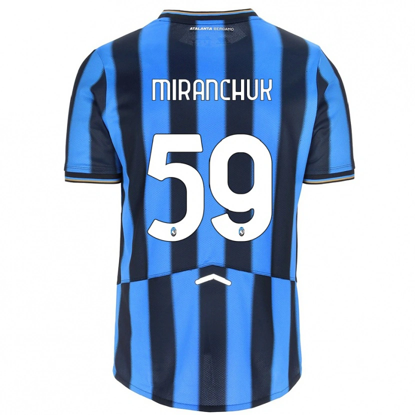 Danxen Homem Camisola Aleksey Miranchuk #59 Azul Celeste Preto Principal 2025/26 Camisa Brasil