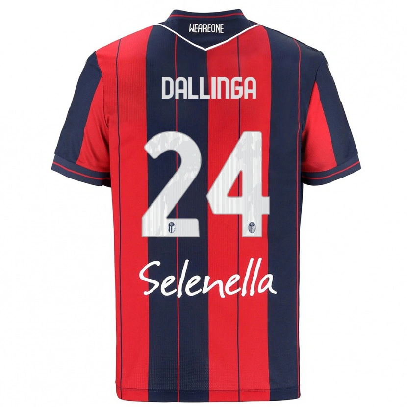 Danxen Homem Camisola Thijs Dallinga #24 Vermelho Marinho Principal 2025/26 Camisa Brasil