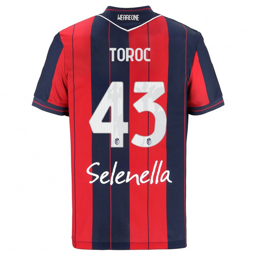 Danxen Homem Camisola Andrei Toroc #43 Vermelho Marinho Principal 2025/26 Camisa Brasil