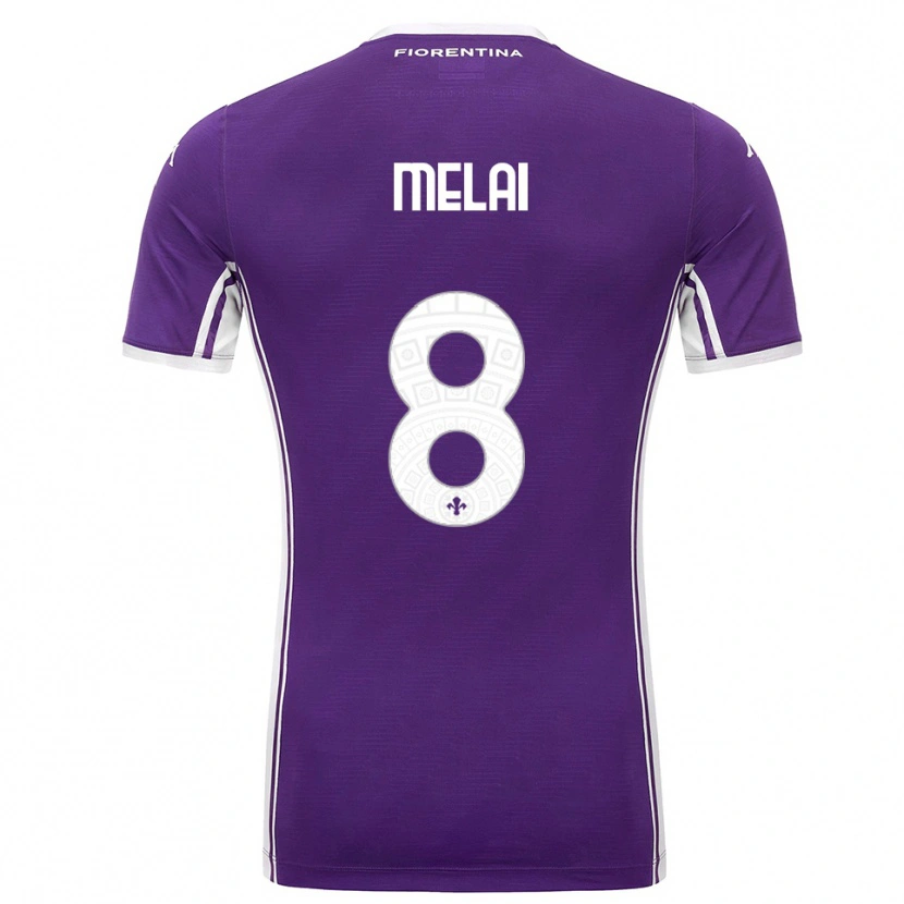 Danxen Homem Camisola Christian Melai #8 Roxo Branco Principal 2025/26 Camisa Brasil
