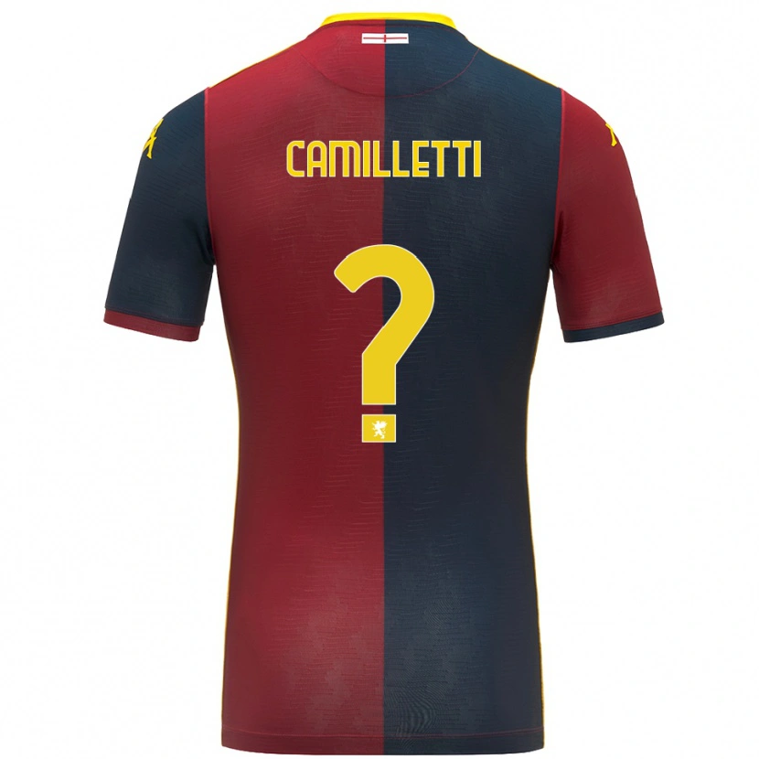 Danxen Homem Camisola Giovanni Camilletti #0 Vermelho Azul Royal Principal 2025/26 Camisa Brasil