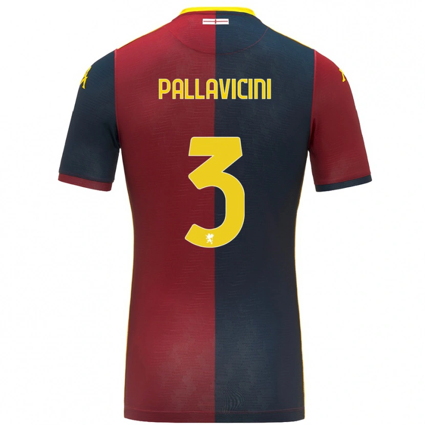 Danxen Homem Camisola Matteo Pallavicini #3 Vermelho Azul Royal Principal 2025/26 Camisa Brasil