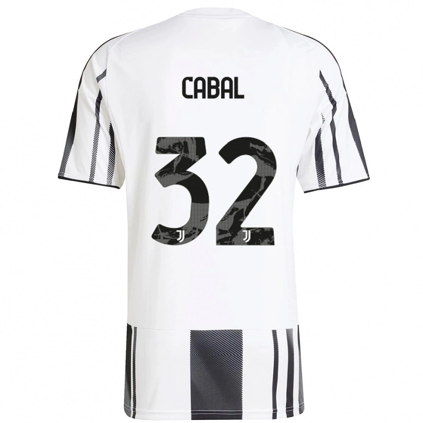 Danxen Homem Camisola Juan Cabal #32 Branco Preto Principal 2025/26 Camisa Brasil