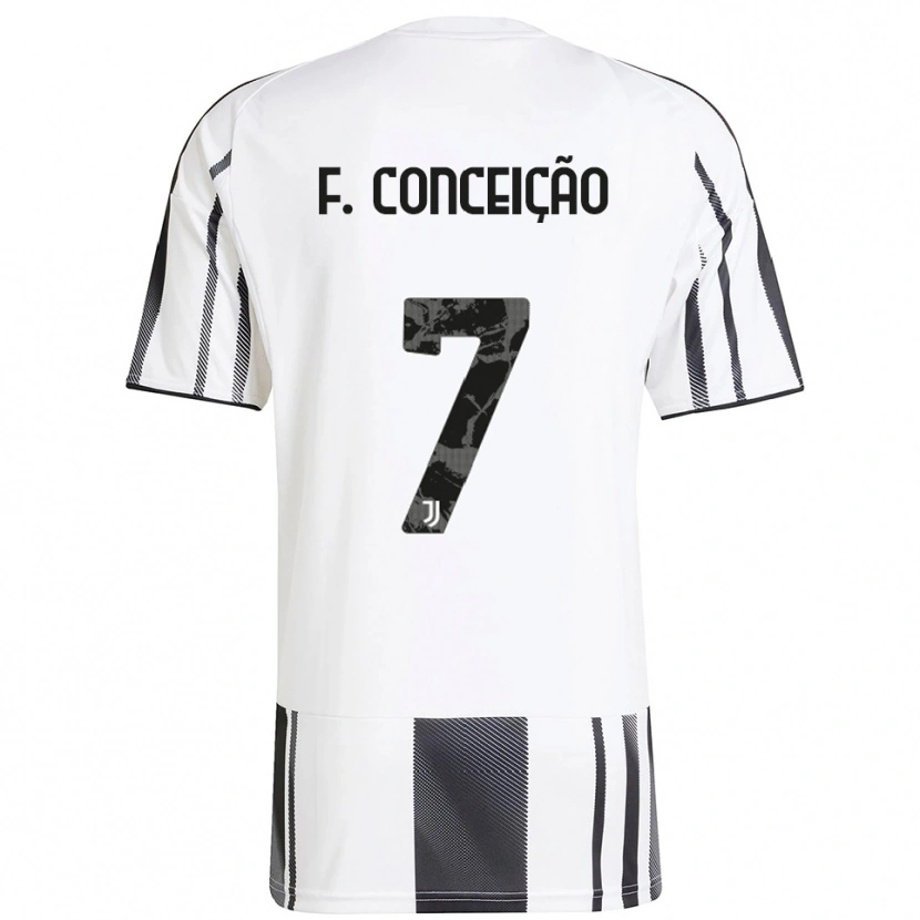 Danxen Homem Camisola Francisco Conceição #7 Branco Preto Principal 2025/26 Camisa Brasil
