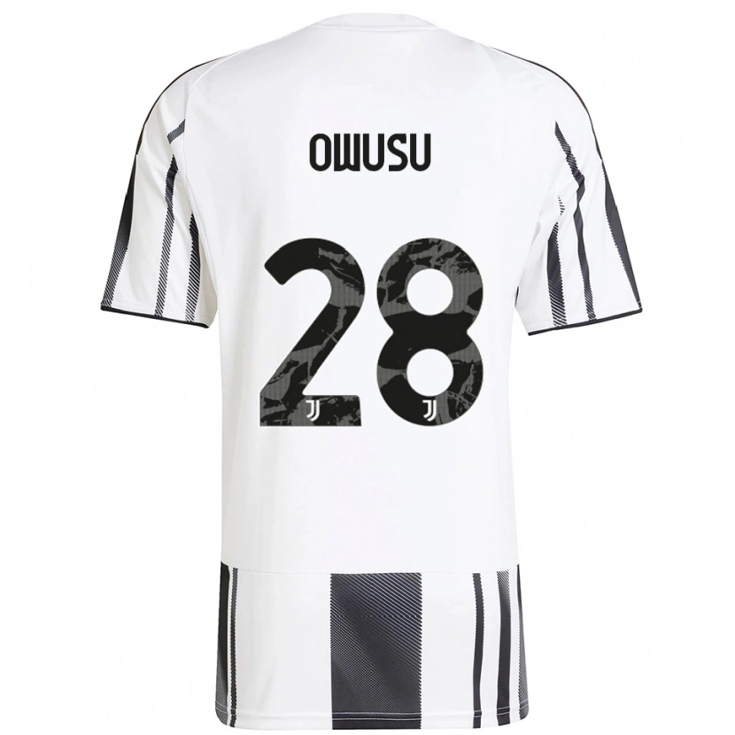 Danxen Homem Camisola Augusto Owusu #28 Branco Preto Principal 2025/26 Camisa Brasil
