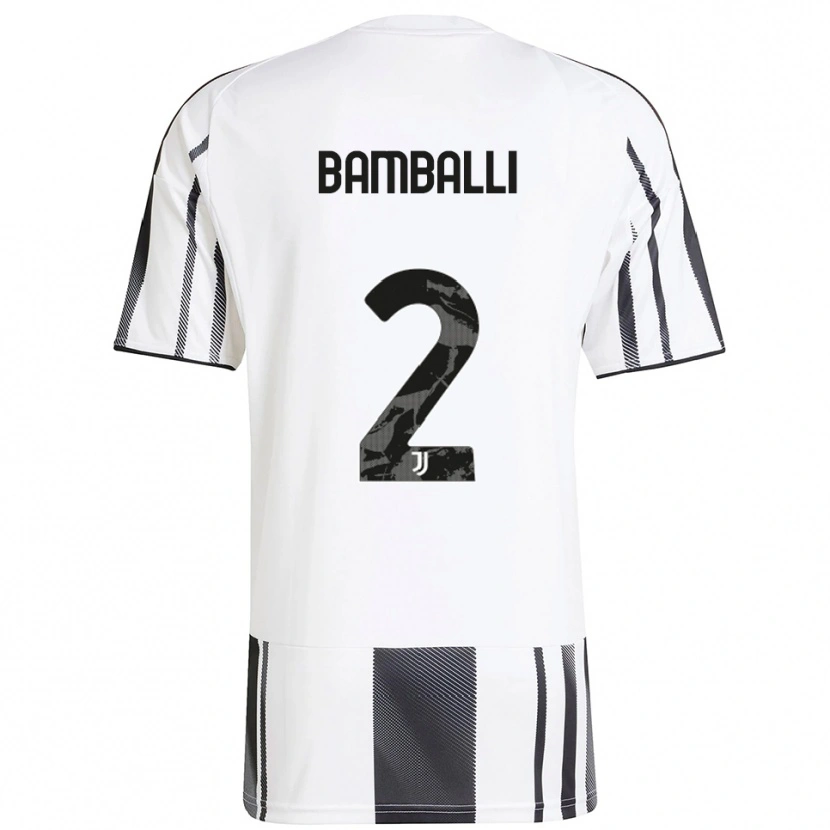 Danxen Homem Camisola Léo Bamballi #2 Branco Preto Principal 2025/26 Camisa Brasil