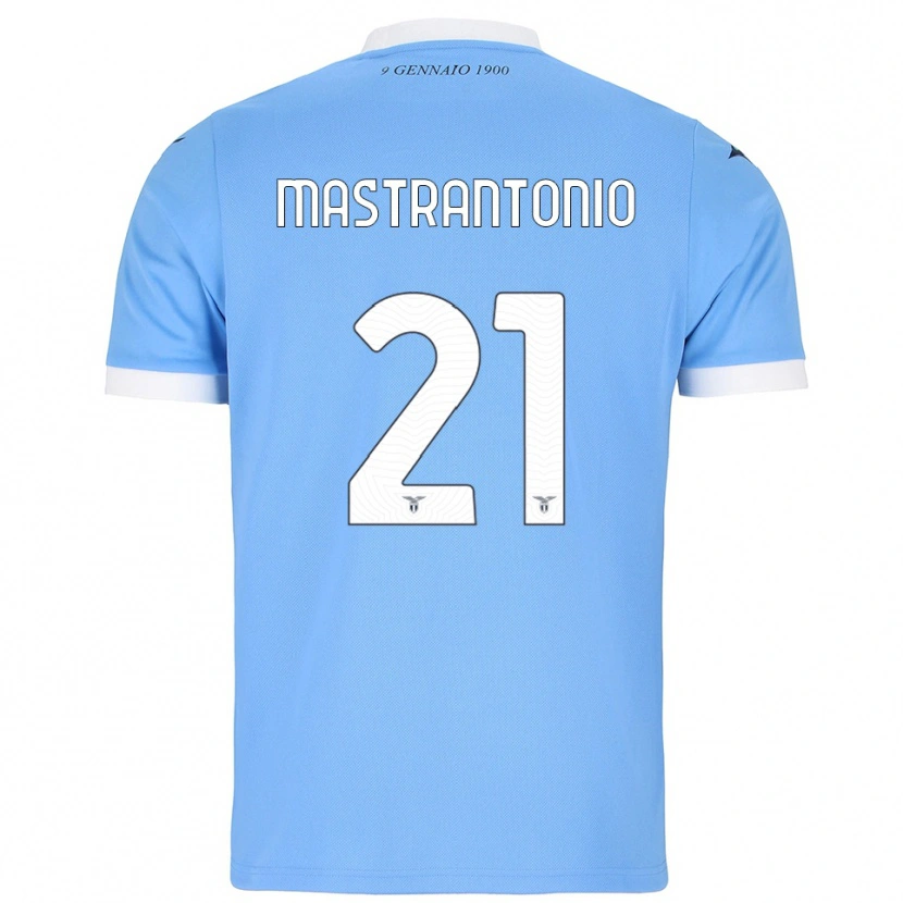 Danxen Homem Camisola Ella Mastrantonio #21 Azul Celeste Branco Principal 2025/26 Camisa Brasil