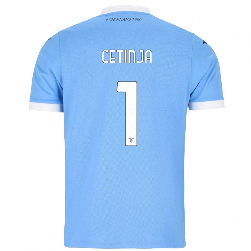 Danxen Homem Camisola Sara Cetinja #1 Azul Celeste Branco Principal 2025/26 Camisa Brasil