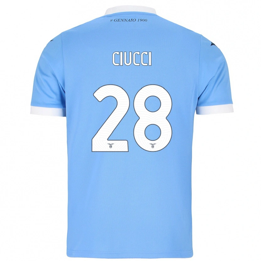Danxen Homem Camisola Federico Ciucci #28 Azul Celeste Branco Principal 2025/26 Camisa Brasil