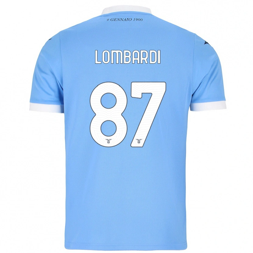 Danxen Homem Camisola Cristiano Lombardi #87 Azul Celeste Branco Principal 2025/26 Camisa Brasil
