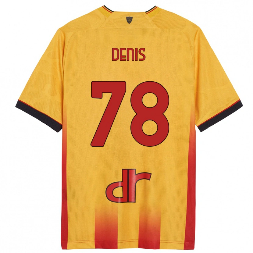 Danxen Homem Camisola Max Denis #78 Amarelo Laranja Principal 2025/26 Camisa Brasil