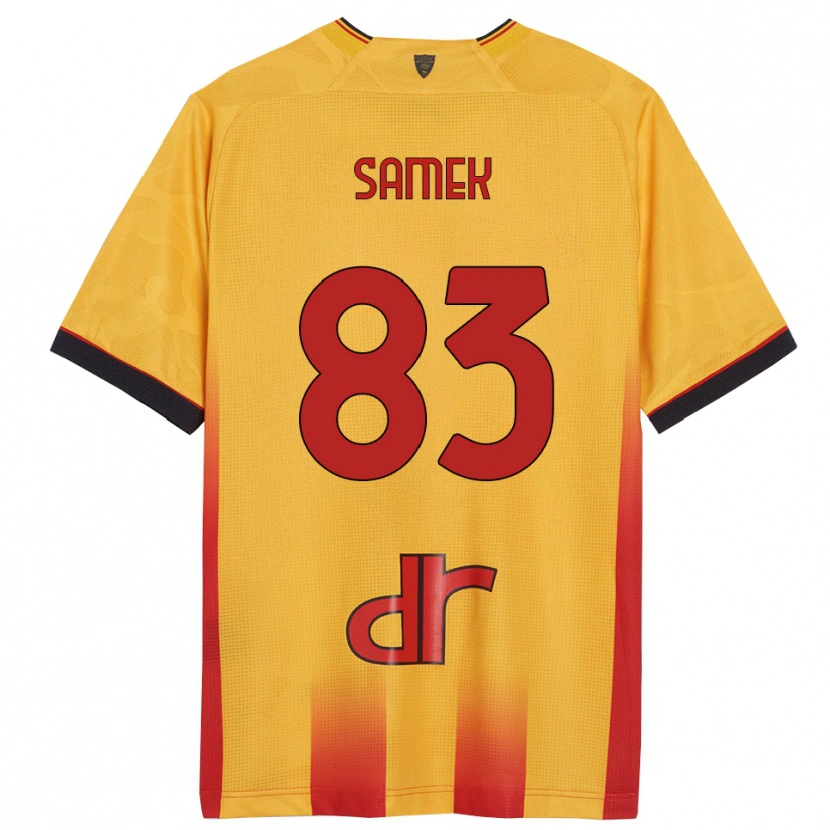 Danxen Homem Camisola Daniel Samek #83 Amarelo Laranja Principal 2025/26 Camisa Brasil
