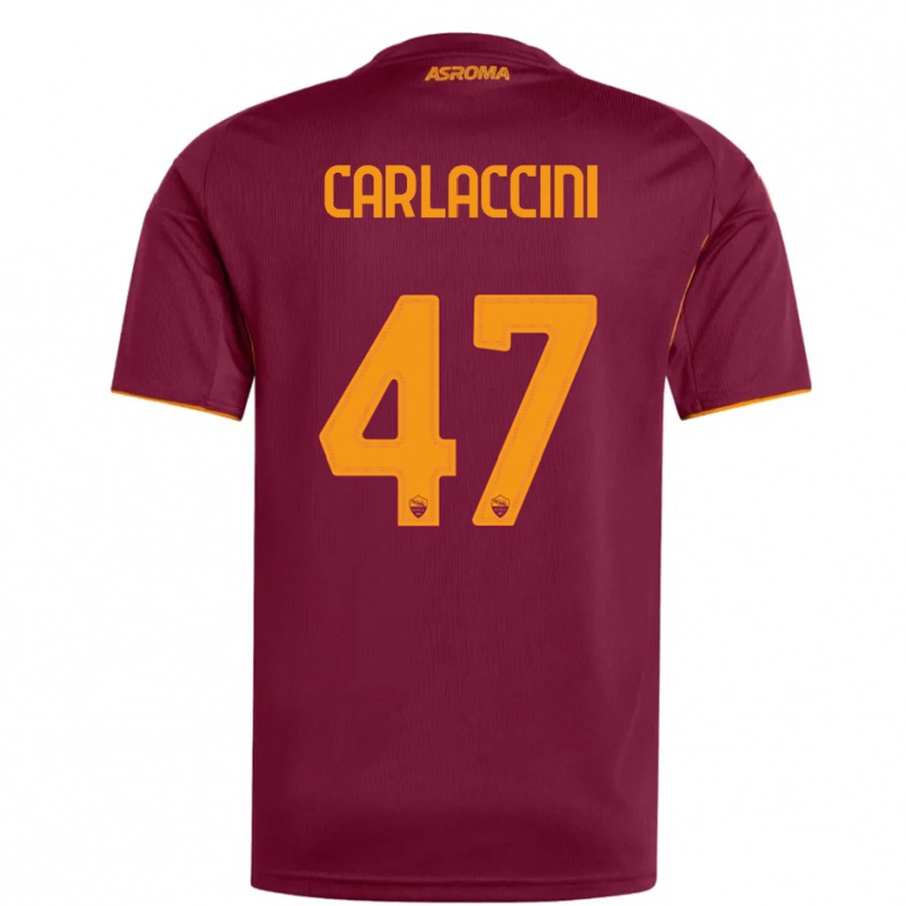Danxen Homem Camisola Samuele Carlaccini #47 Borgonha Laranja Principal 2025/26 Camisa Brasil