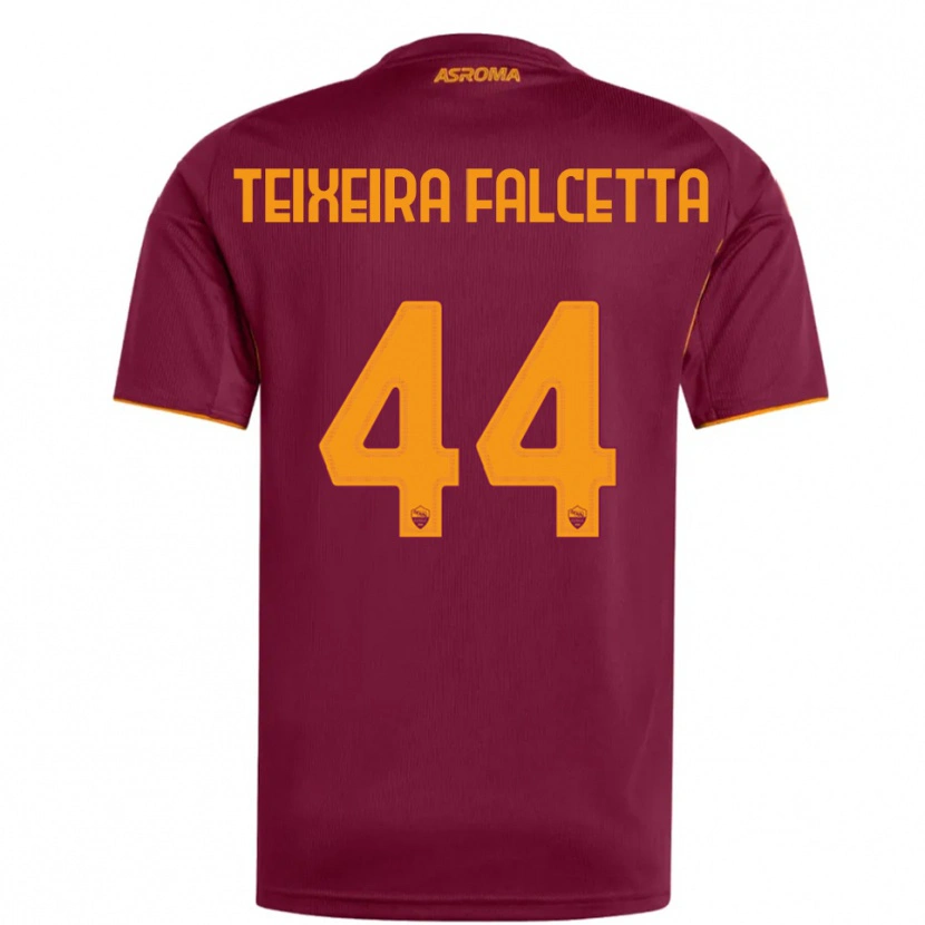Danxen Homem Camisola Pietro Teixeira Falcetta #44 Borgonha Laranja Principal 2025/26 Camisa Brasil