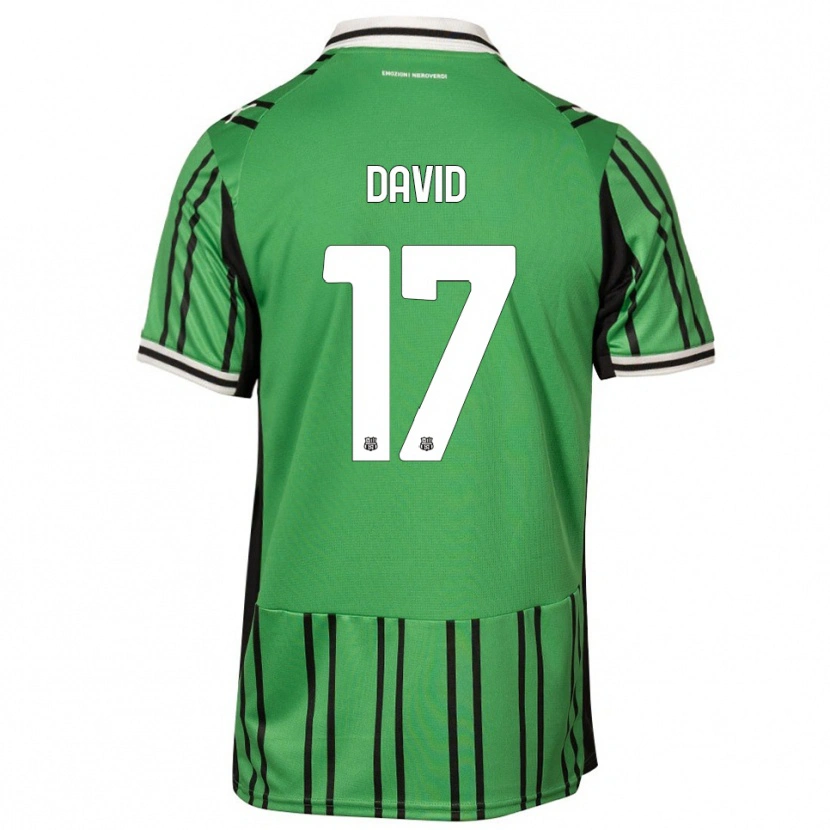 Danxen Homem Camisola Mario David #17 Verde Preto Principal 2025/26 Camisa Brasil