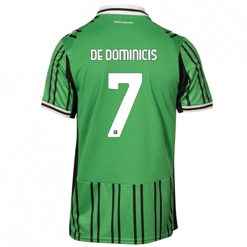 Danxen Homem Camisola Diego De Dominicis #7 Verde Preto Principal 2025/26 Camisa Brasil