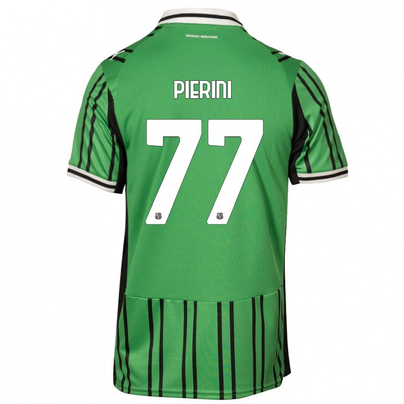 Danxen Homem Camisola Nicholas Pierini #77 Verde Preto Principal 2025/26 Camisa Brasil