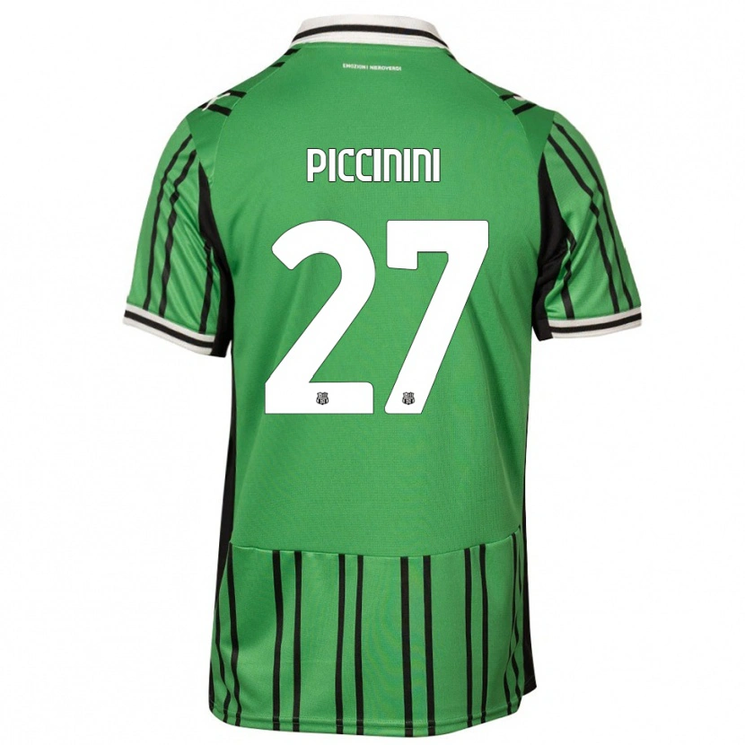Danxen Homem Camisola Stefano Piccinini #27 Verde Preto Principal 2025/26 Camisa Brasil