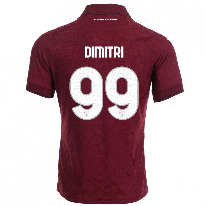 Danxen Homem Camisola Matteo Dimitri #99 Borgonha Branco Principal 2025/26 Camisa Brasil
