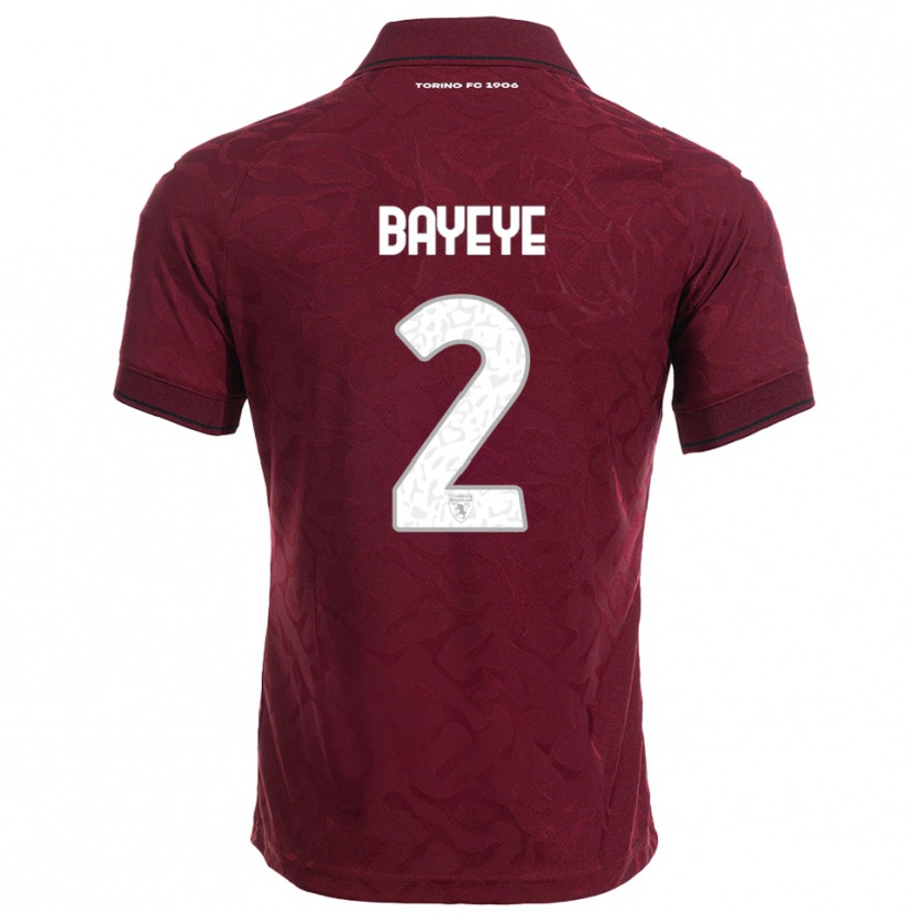 Danxen Homem Camisola Brian Bayeye #2 Borgonha Branco Principal 2025/26 Camisa Brasil