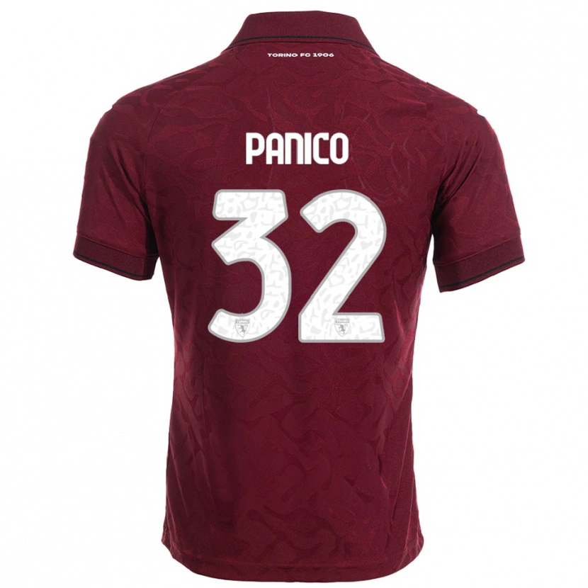 Danxen Homem Camisola Patrizia Panico #32 Borgonha Branco Principal 2025/26 Camisa Brasil