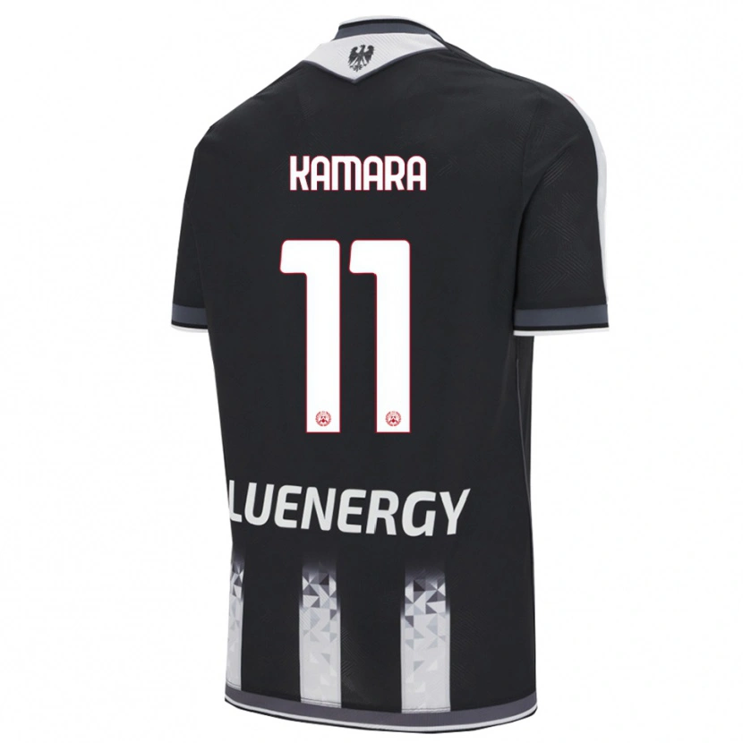 Danxen Homem Camisola Hassane Kamara #11 Preto Branco Principal 2025/26 Camisa Brasil