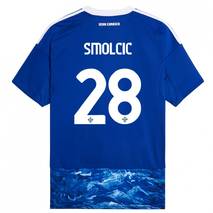 Danxen Homem Camisola Ivan Smolcic #28 Azul Branco Principal 2025/26 Camisa Brasil