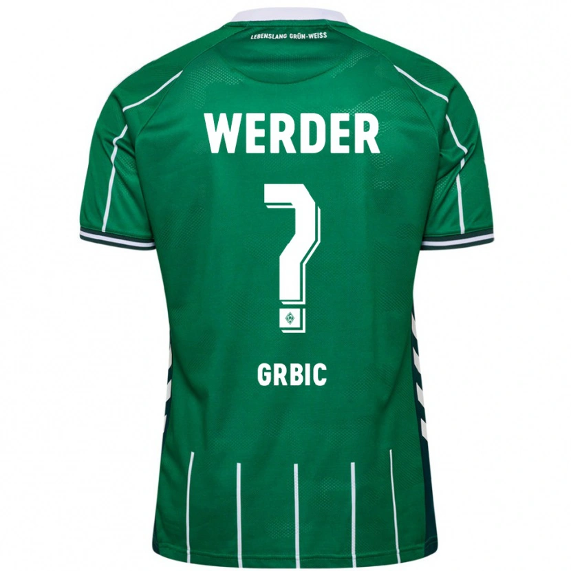 Danxen Homem Camisola Nikola Grbic #0 Verde Branco Principal 2025/26 Camisa Brasil