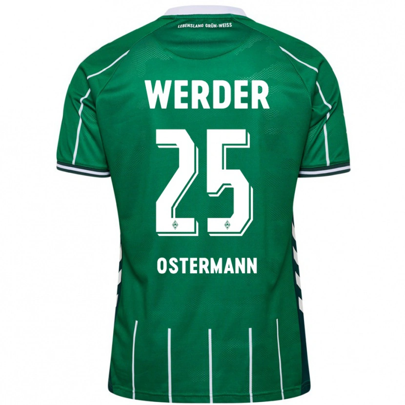 Danxen Homem Camisola Ben Ostermann #25 Verde Branco Principal 2025/26 Camisa Brasil