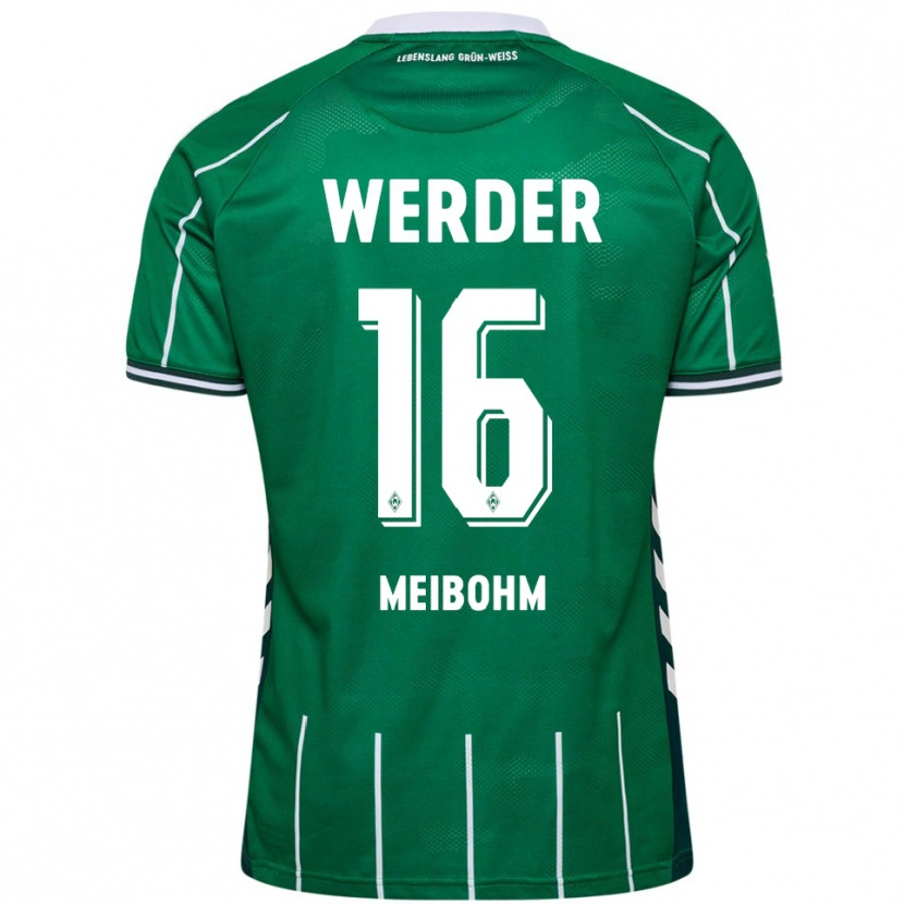 Danxen Homem Camisola Joel Meibohm #16 Verde Branco Principal 2025/26 Camisa Brasil