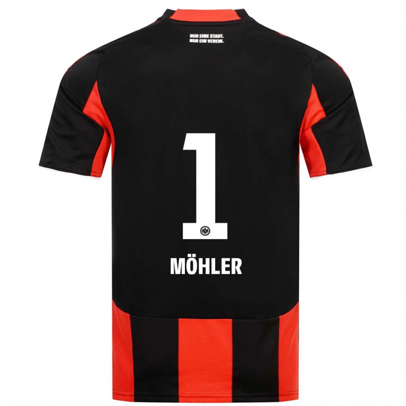 Danxen Homem Camisola Emil Möhler #1 Preto Vermelho Principal 2025/26 Camisa Brasil